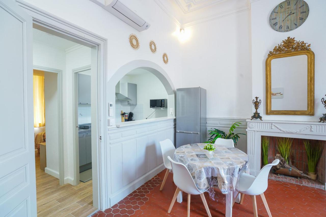 Appartement Du Forum,La Gare, 50 M2 , Climatisation, Garage, Cour 나르본 외부 사진